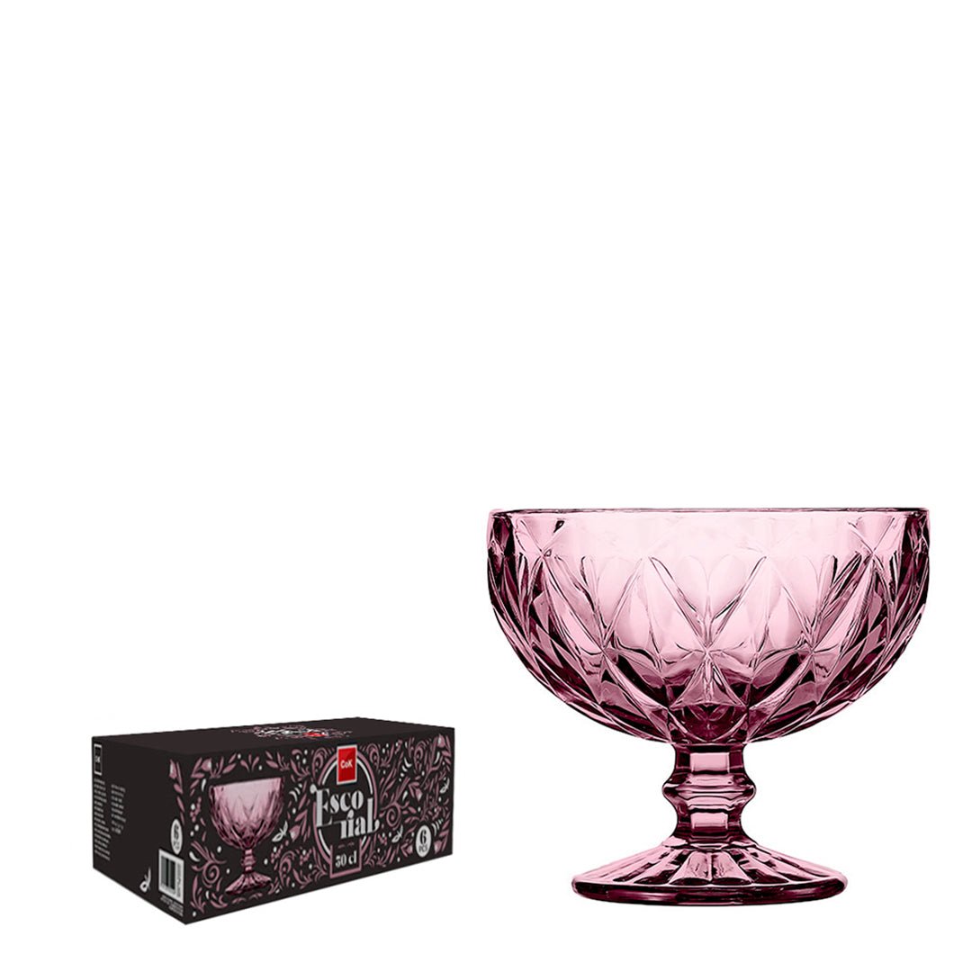 Cok Escorial IJscoupe Roze 30 cl - Doos 6 stuks - 123Glaswerk