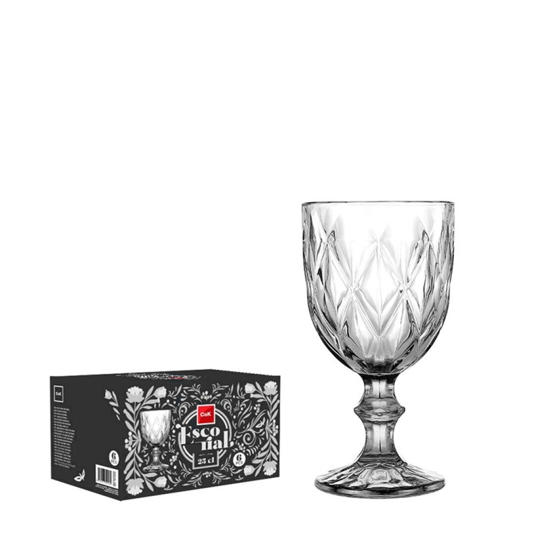 Cok Escorial Wijnglas 25 cl - Doos 6 stuks - 123Glaswerk