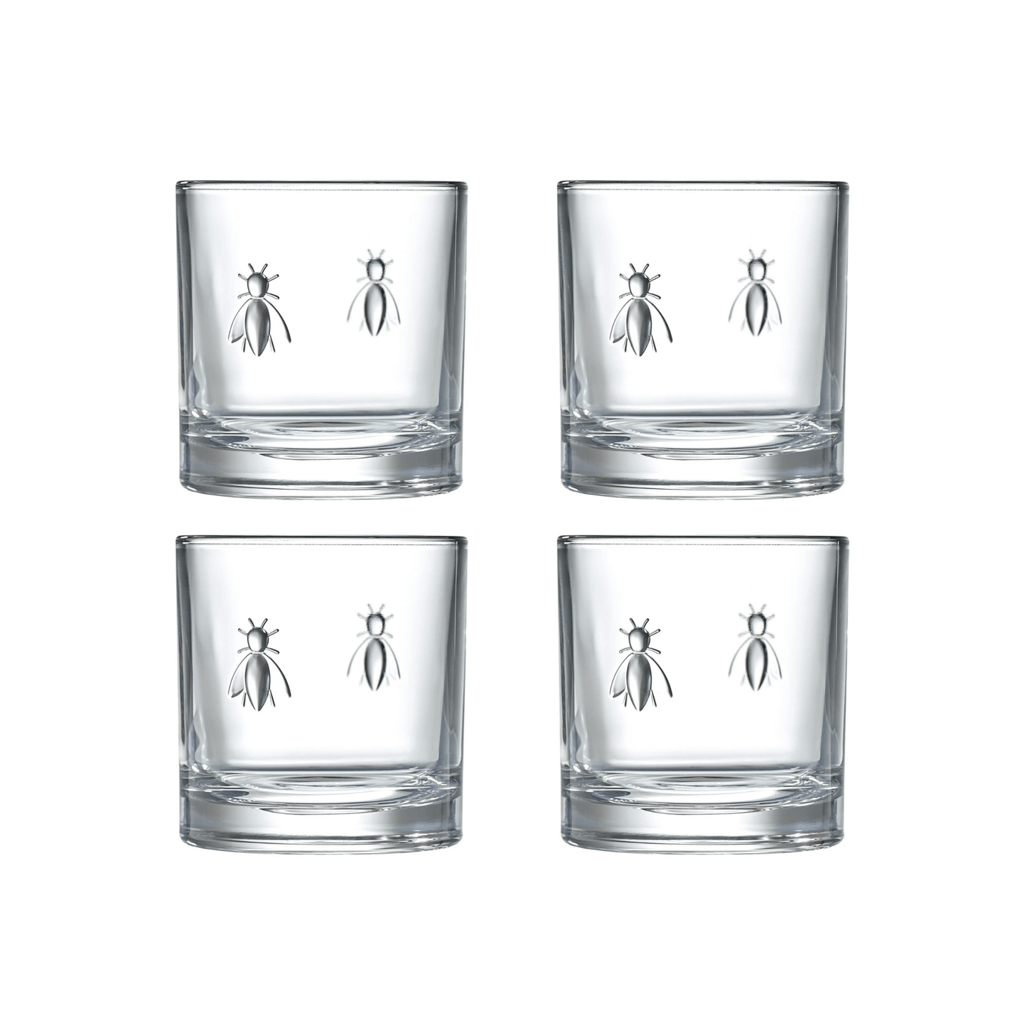 La Rochère Abeille Whiskeyglas 32 cl - Doos 4 stuks - 123Glaswerk