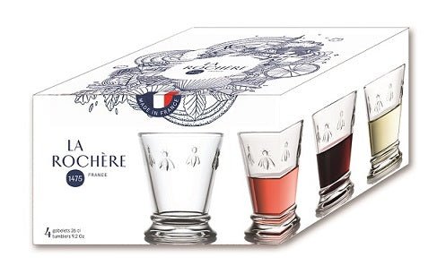 La Rochère Abeille Wijnglas 24 cl - Doos 4 stuks - 123Glaswerk