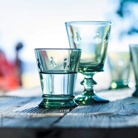 La Rochère Abeille Wijnglas Blauw 24 cl - Doos 6 stuks - 123Glaswerk