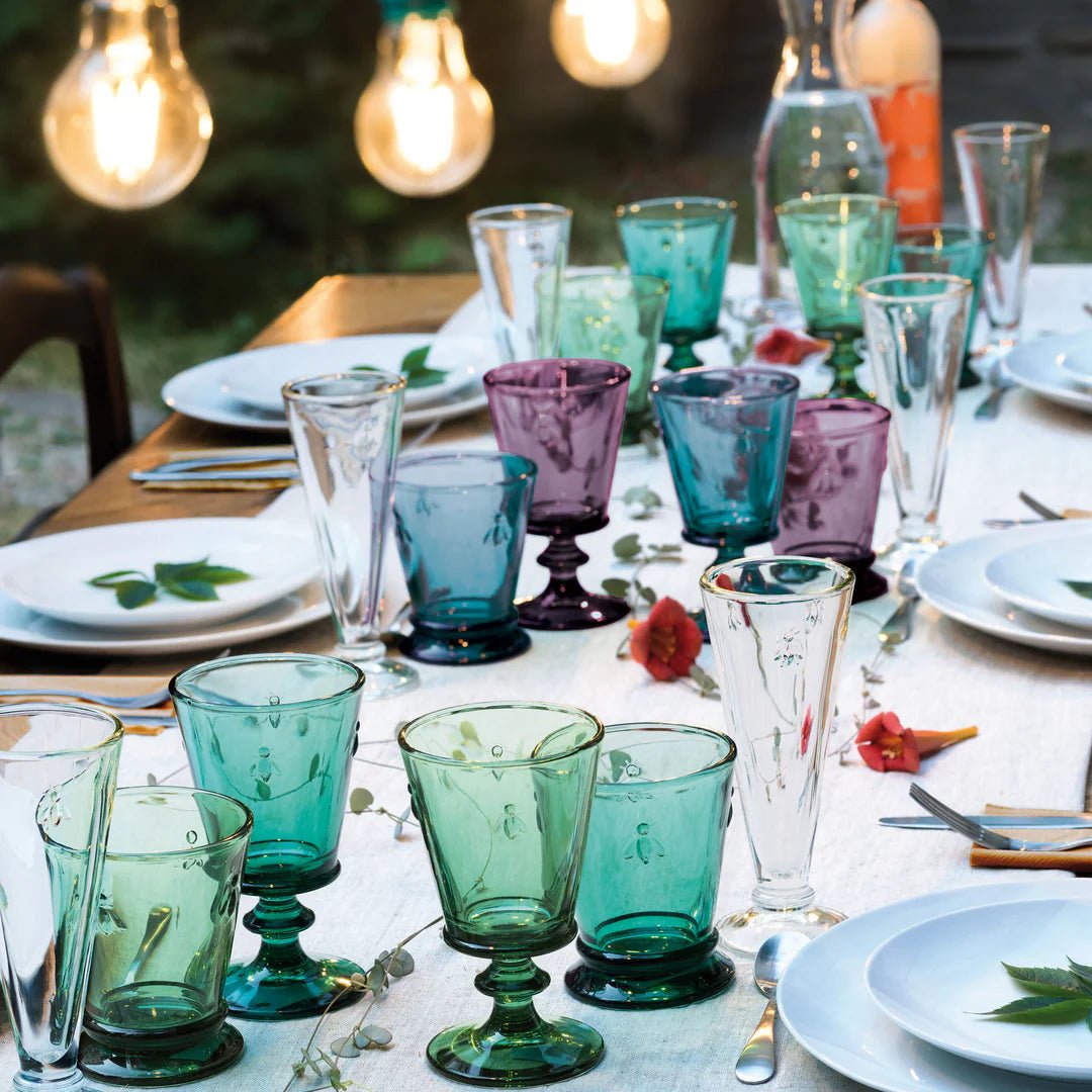 La Rochère Abeille Wijnglas Blauw 24 cl - Doos 6 stuks - 123Glaswerk