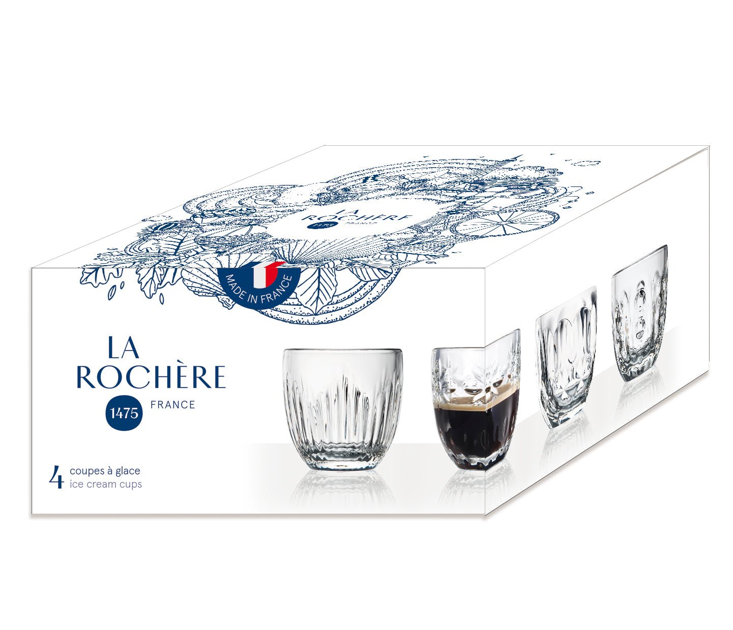La Rochère Troquet Mix Espressoglas 10 cl - Doos 4 stuks - 123Glaswerk