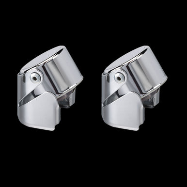 Bar Professional Wijn/champagnestopper Tools Verchroomd 2 stuks