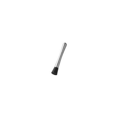 Bar Professional Muddler 26,5 cm Kunststof-rvs Zwart Zilver