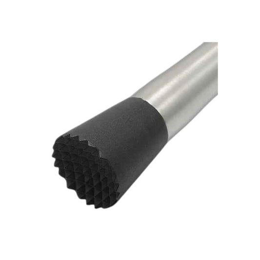 Bar Professional Muddler 26,5 cm Kunststof-rvs Zwart Zilver