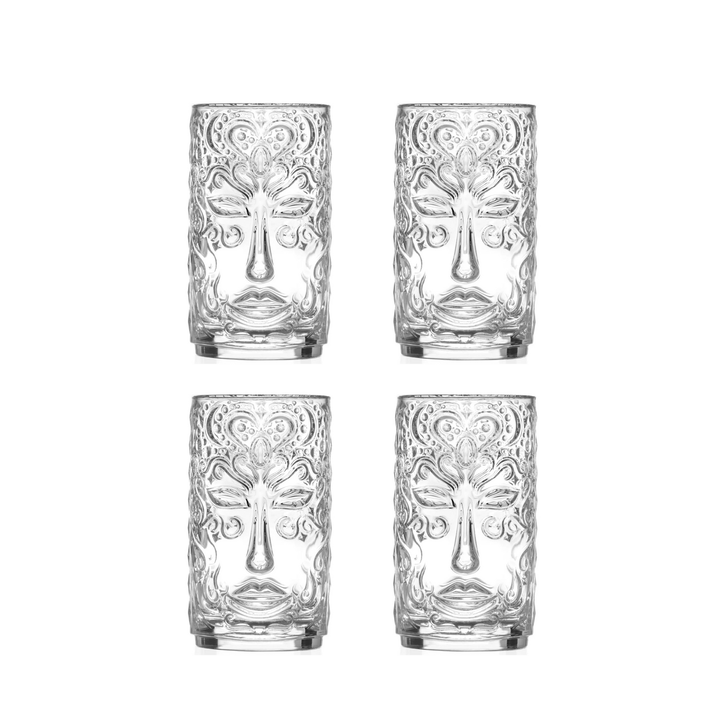 RCR Tiki Cocktailglas Venezia 45 cl - Karton mit 4 Stück