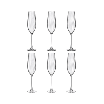Alar Jonica Champagneglas 26 cl - Doos 6 stuks - 123Glaswerk