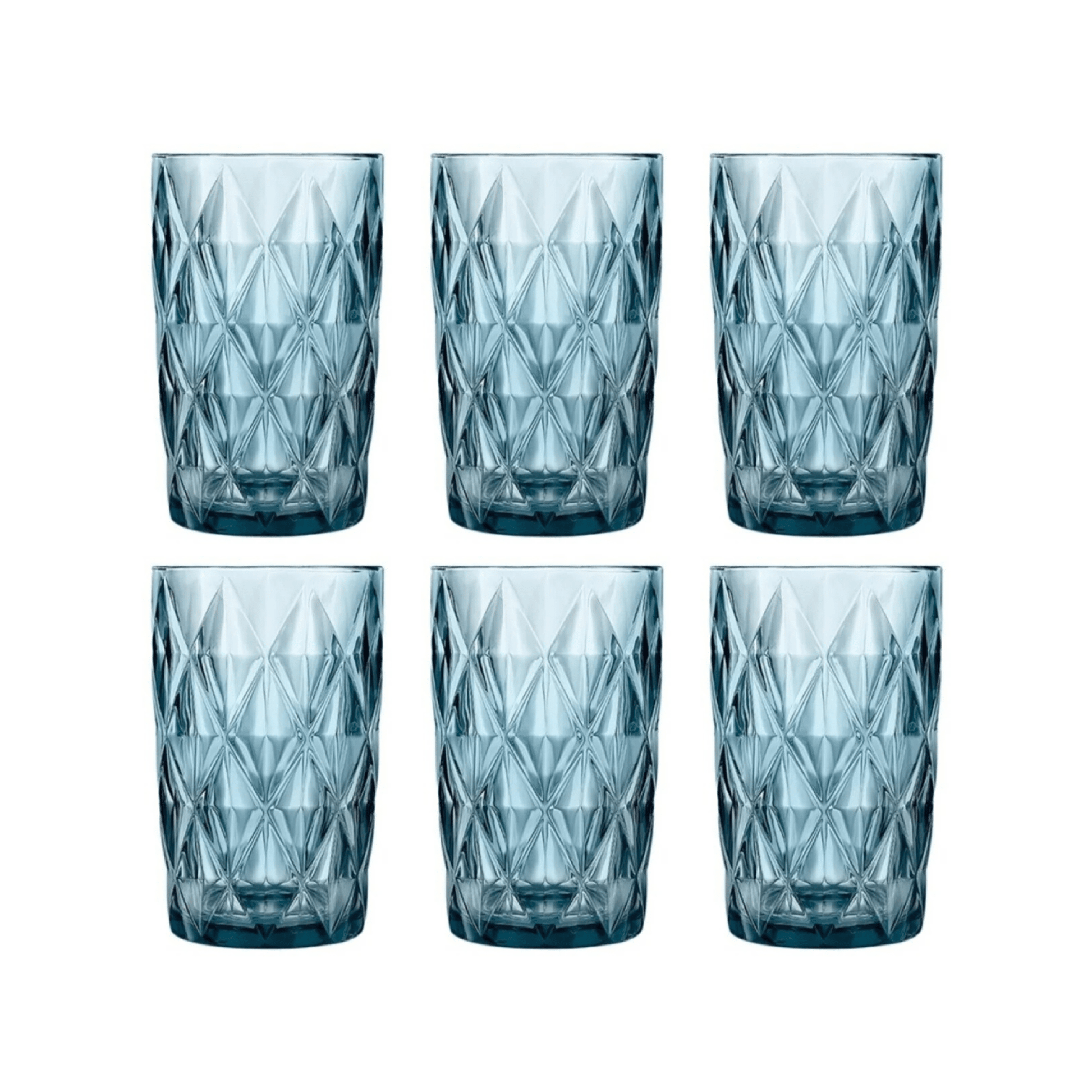 Cok Escorial Longdrinkglas Blauw 40 cl - Doos 6 stuks - 123Glaswerk
