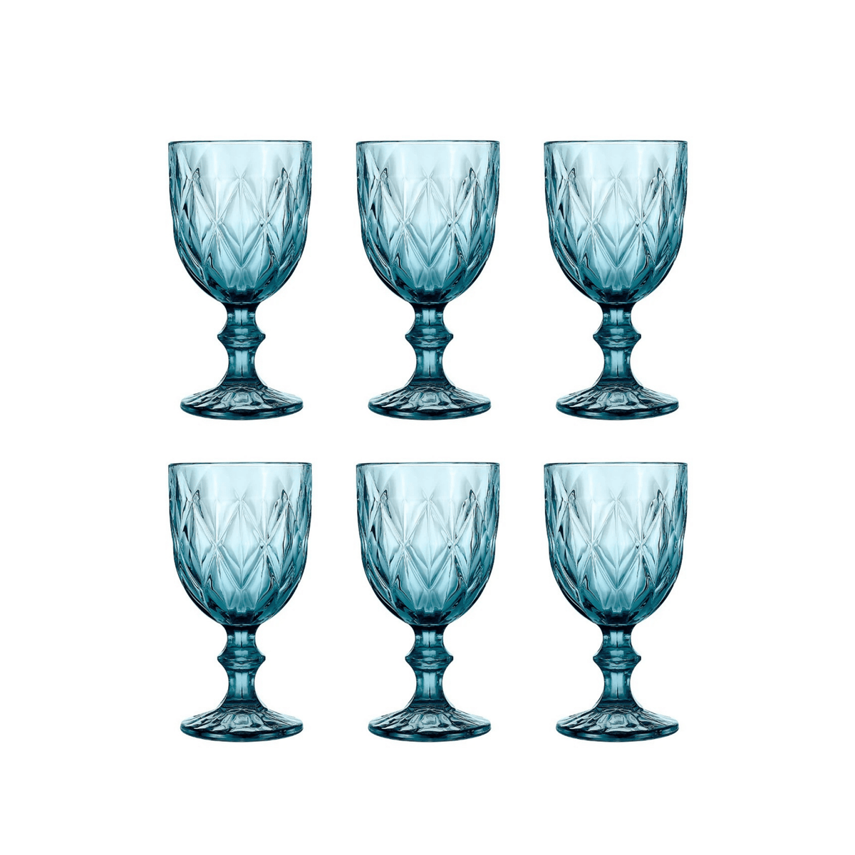 Cok Escorial Weinglas Blau 25 cl - 6er-Box