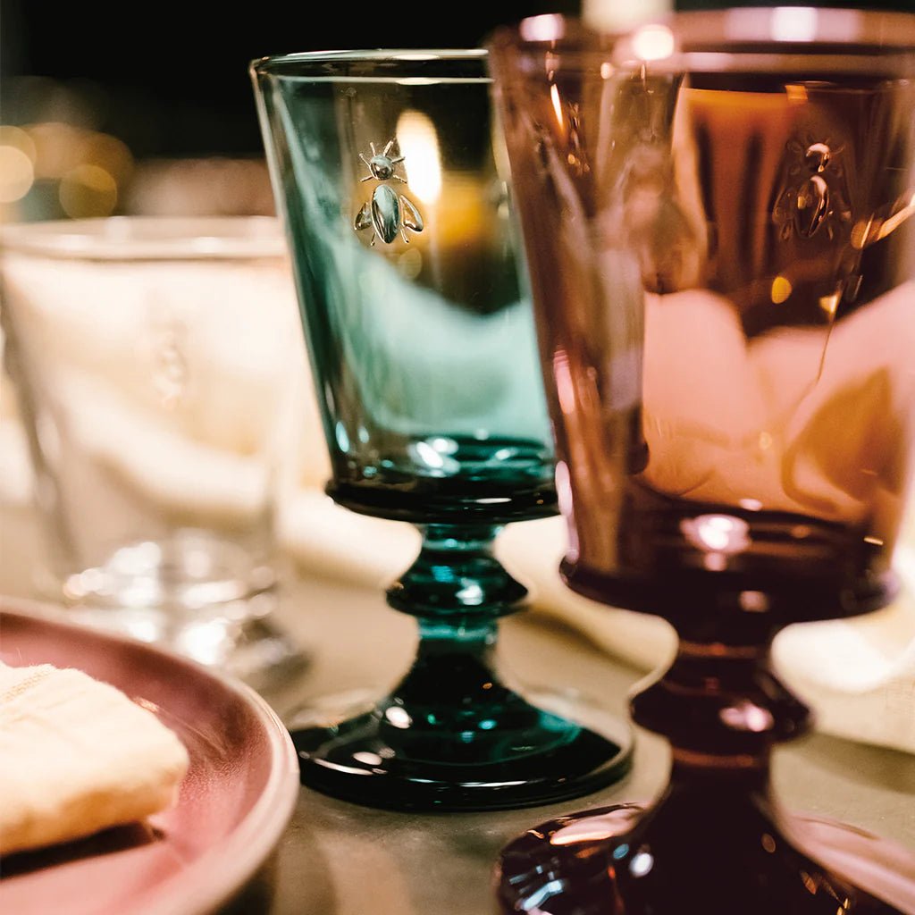 La Rochère Abeille Wijnglas Aubergine 24 cl - Doos 6 stuks - 123Glaswerk