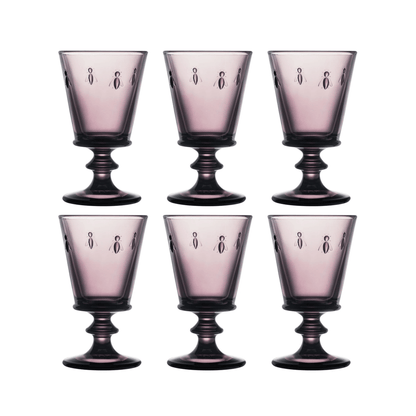 La Rochère Abeille Wijnglas Aubergine 24 cl - Doos 6 stuks - 123Glaswerk