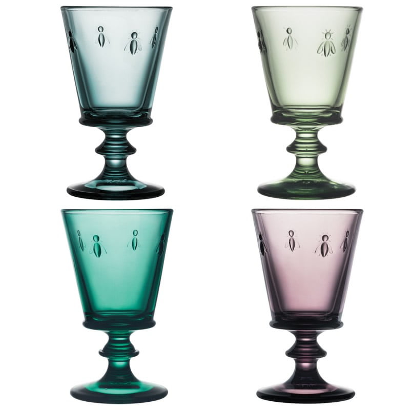 La Rochère Abeille Wijnglas Kleur 24 cl - Doos 4 stuks - 123Glaswerk