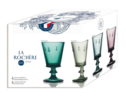 La Rochère Abeille Wijnglas Kleur 24 cl - Doos 4 stuks - 123Glaswerk