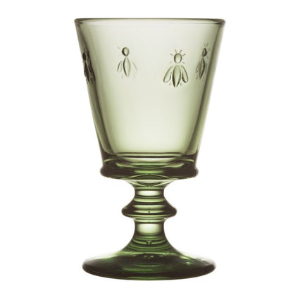 La Rochère Abeille Wijnglas Olijfgroen 24 cl - Doos 6 stuks - 123Glaswerk
