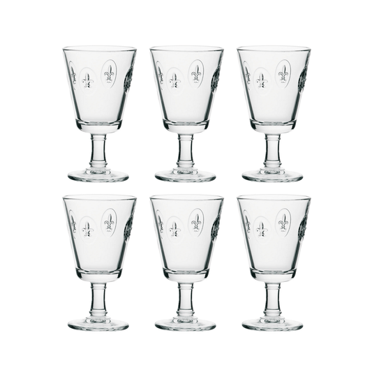 La Rochère Fleur De Lys Wijnglas 24 cl - Doos 6 stuks - 123Glaswerk