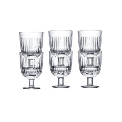 La Rochère Ouessant Glas Op Voet Stapelbaar 22 cl - Doos 6 stuks - 123Glaswerk