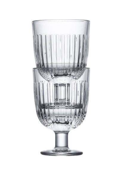 La Rochère Ouessant Glas Op Voet Stapelbaar 22 cl - Doos 6 stuks - 123Glaswerk