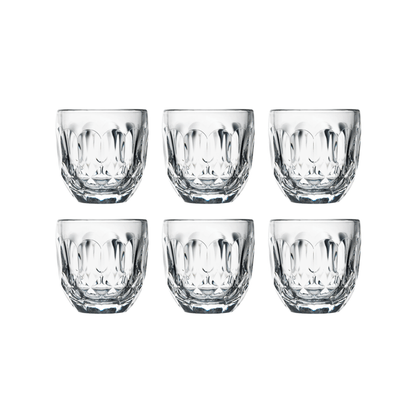 La Rochère Troquet Facettes Espressoglas 10 cl - Doos 6 Stuks - 123Glaswerk