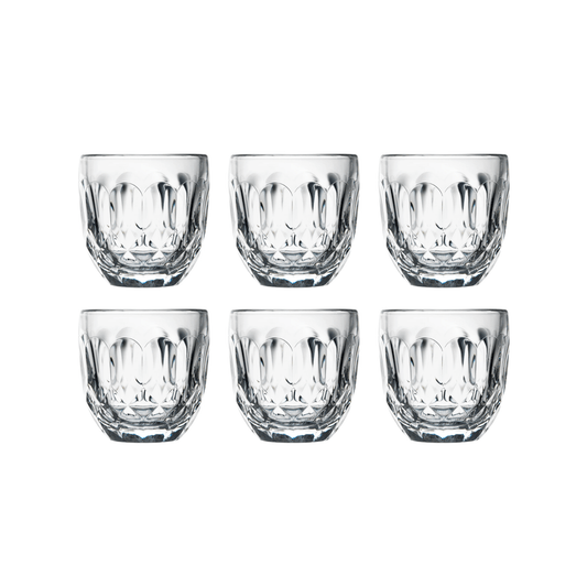 La Rochère Troquet Facettes Espressoglas 10 cl - Doos 6 Stuks - 123Glaswerk