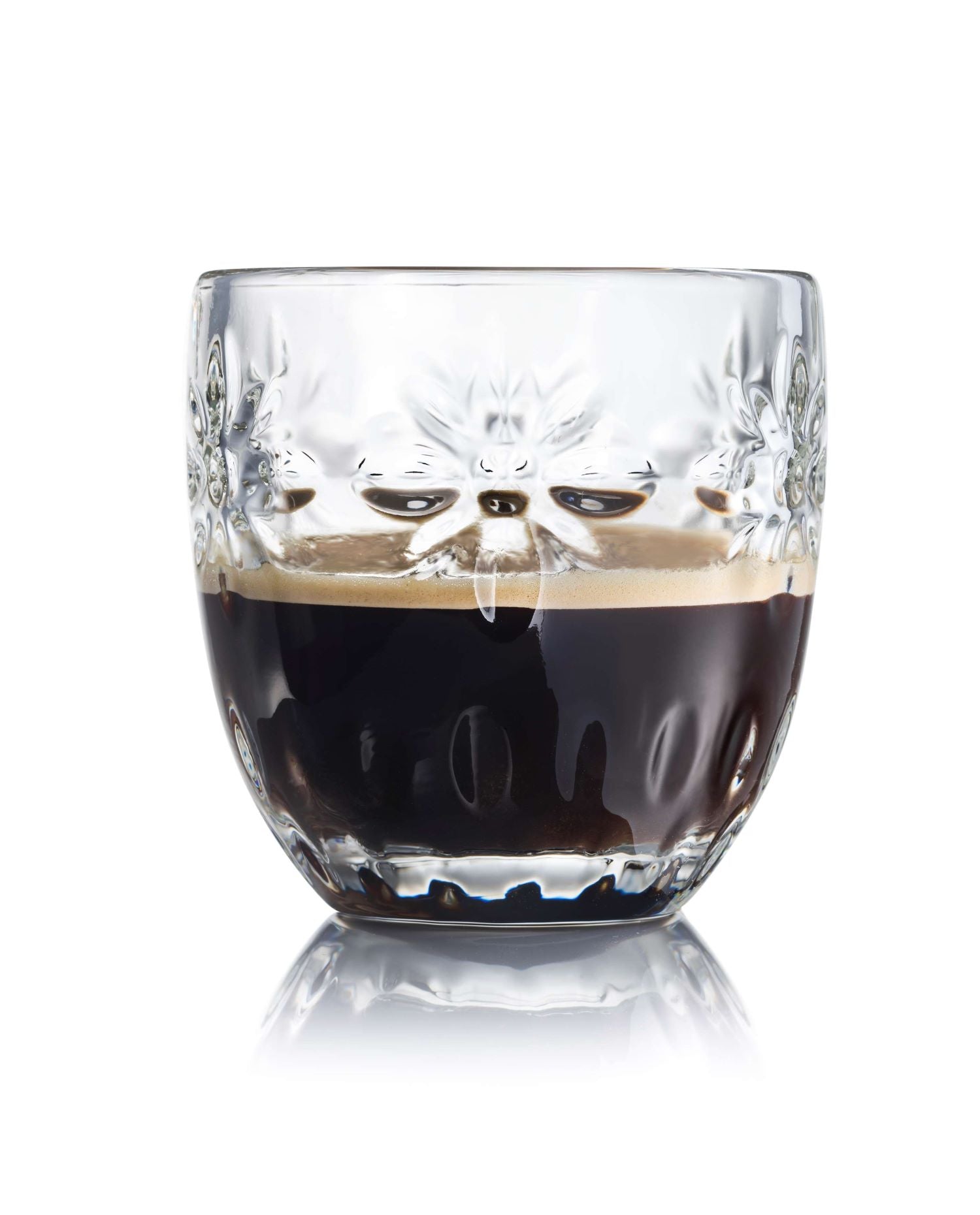 La Rochère Troquet Fleurs Espressoglas 10 cl - Doos 6 Stuks - 123Glaswerk