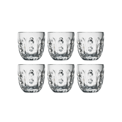 La Rochère Troquet Geometrique Espressoglas 10 cl - Doos 6 Stuks - 123Glaswerk