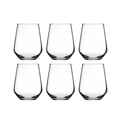 Pasabahce Allegra Waterglas 42,5 cl - Doos 6 stuks - 123Glaswerk
