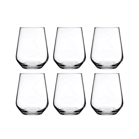 Pasabahce Allegra Waterglas 42,5 cl - Doos 6 stuks - 123Glaswerk