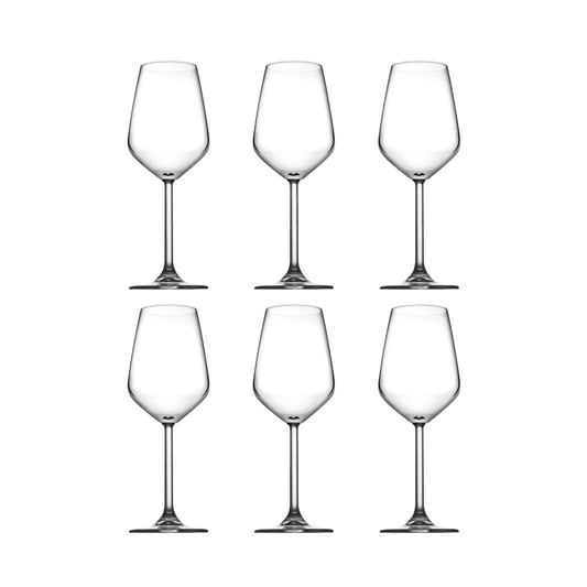 Pasabahce Allegra Witte wijnglas 30 cl - Doos 6 stuks - 123Glaswerk