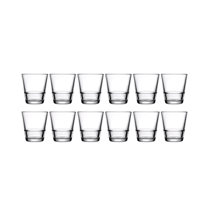 Pasabahce Grande - S Whiskyglas getemperd 29,5 cl - Stapelbaar - Doos 12 stuks - 123Glaswerk