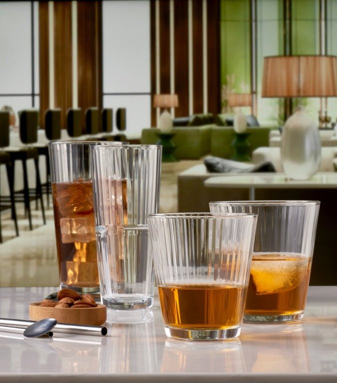 Pasabahce Grande Sunray Whiskyglas getemperd 29 cl - Stapelbaar - Doos 12 stuks - 123Glaswerk