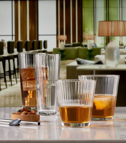 Pasabahce Grande Sunray Whiskyglas getemperd 29 cl - Stapelbaar - Doos 12 stuks - 123Glaswerk