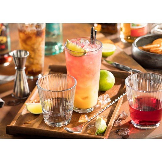 Pasabahce Grande Sunray Whiskyglas getemperd 29 cl - Stapelbaar - Doos 12 stuks - 123Glaswerk