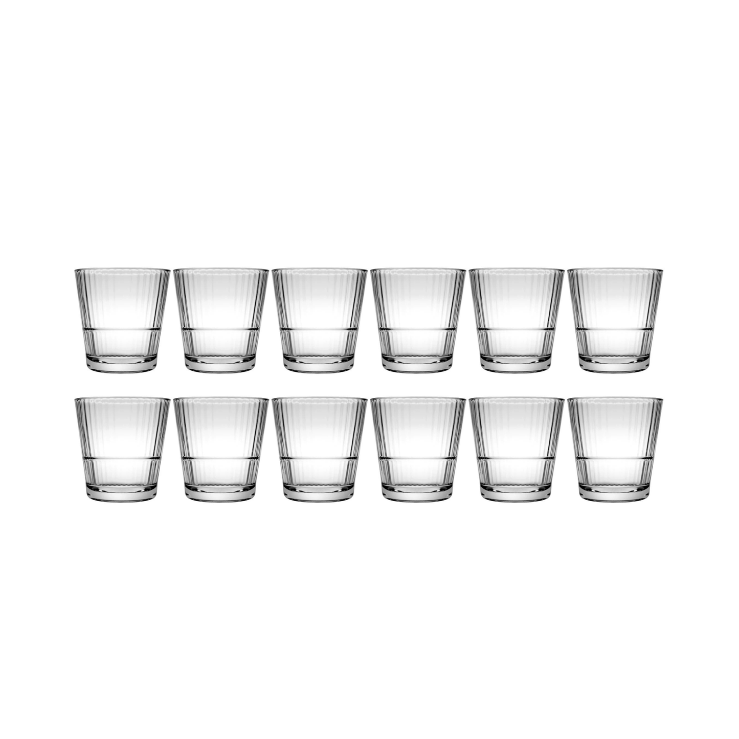 Pasabahce Grande Sunray Whiskyglas getemperd 29 cl - Stapelbaar - Doos 12 stuks - 123Glaswerk