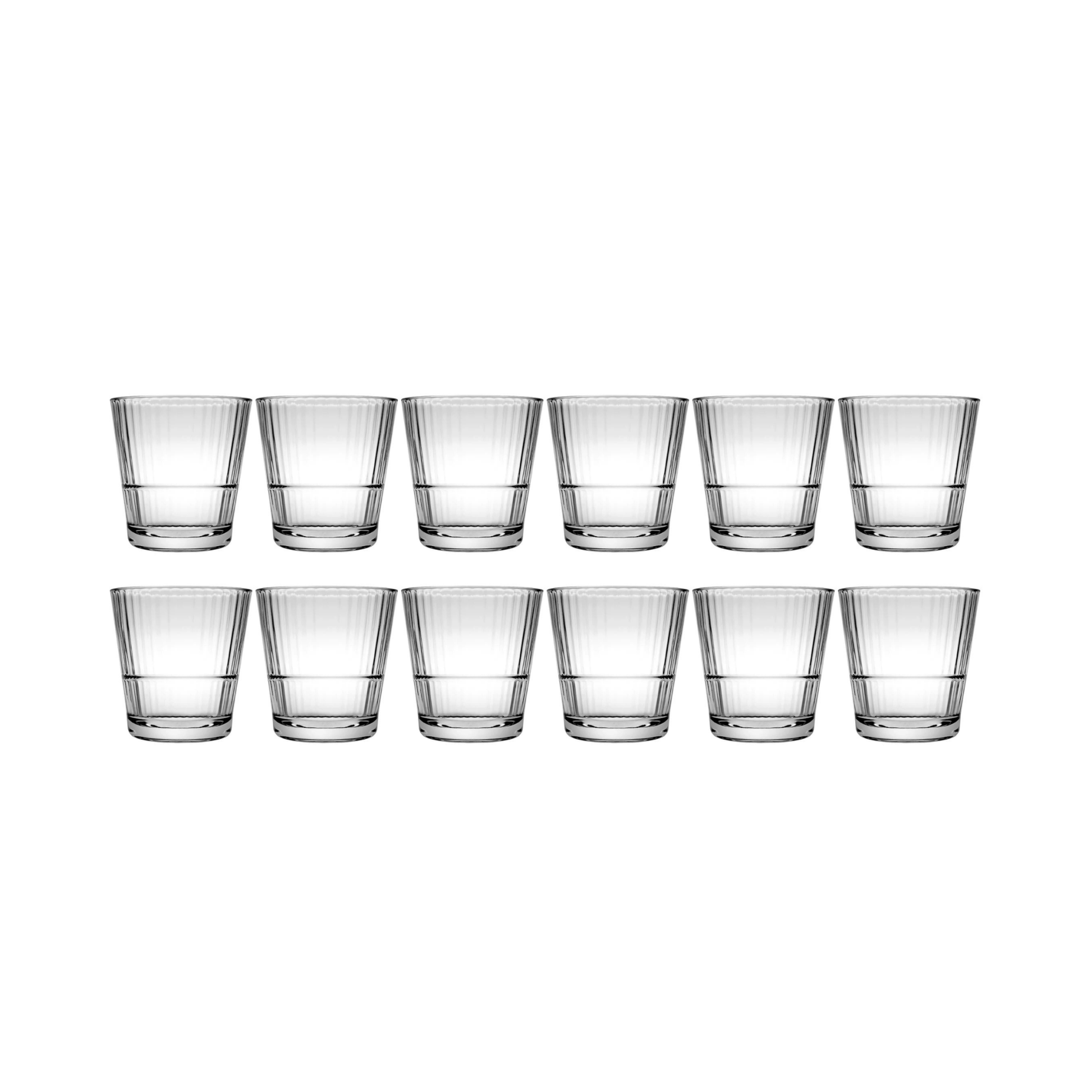 Pasabahce Grande Sunray Whiskyglas getemperd 29 cl - Stapelbaar - Doos 12 stuks - 123Glaswerk