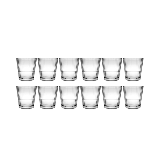 Pasabahce Grande Sunray Whiskyglas getemperd 29 cl - Stapelbaar - Doos 12 stuks - 123Glaswerk