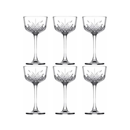 Pasabahce Timeless Cocktailglas Nick & Nora 16 cl - Doos 6 stuks - 123Glaswerk