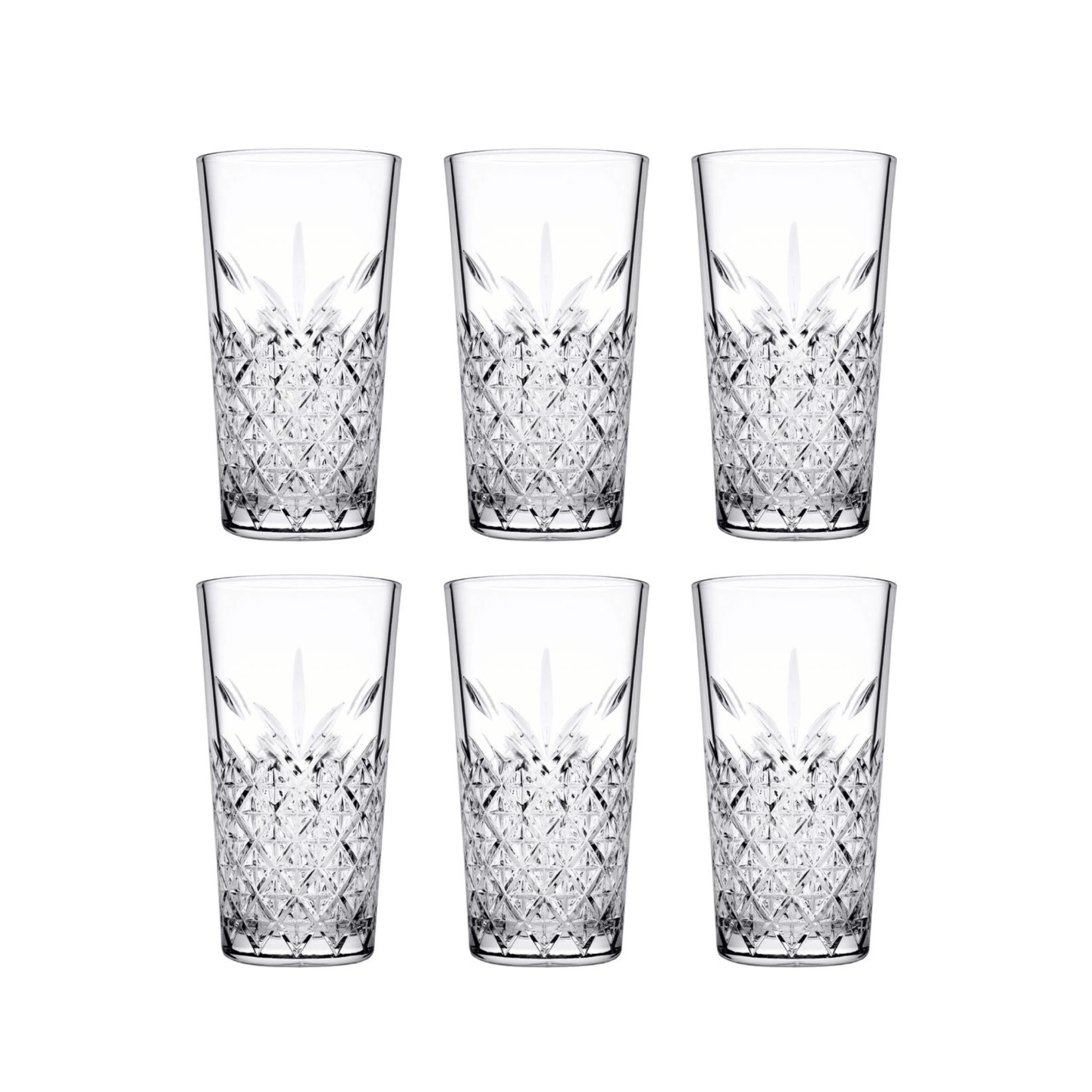 Pasabahce Timeless Longdrinkglas getemperd 36 cl - Stapelbaar - Doos 6 stuks - 123Glaswerk