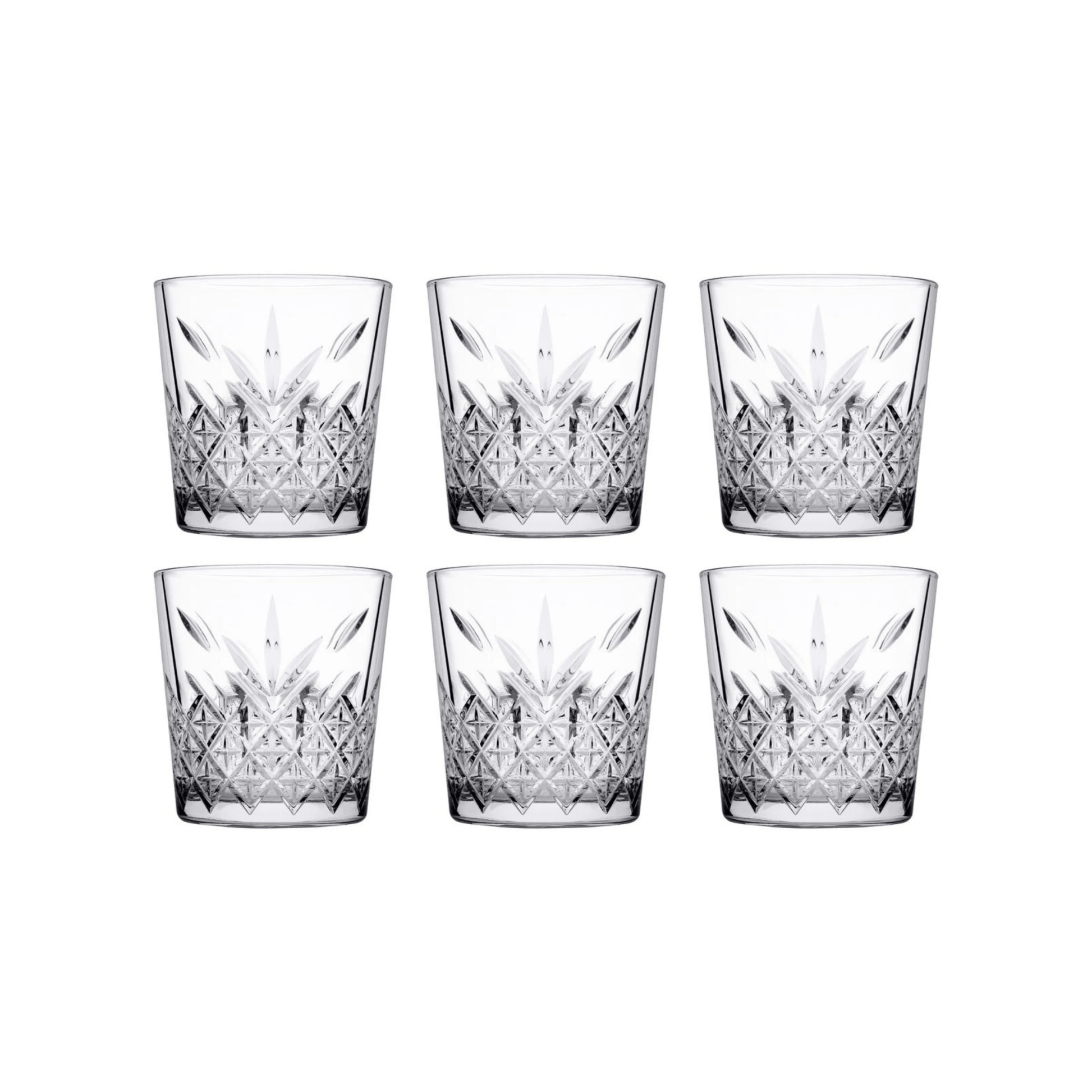 Pasabahce Timeless Whiskyglas getemperd 35,5 cl - Stapelbaar - Doos 6 stuks - 123Glaswerk