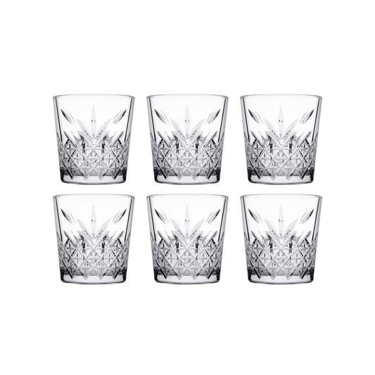 Pasabahce Timeless Whiskyglas getemperd 35,5 cl - Stapelbaar - Doos 6 stuks - 123Glaswerk