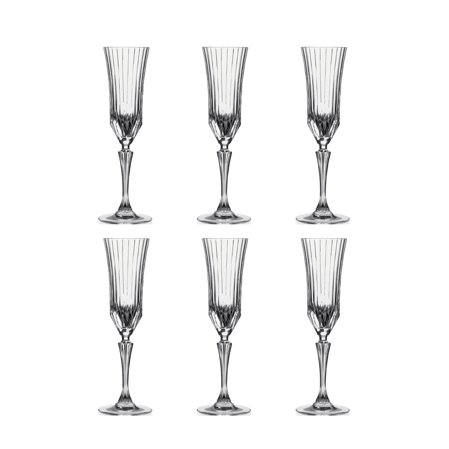 RCR Adagio Champagneglas 18 cl - Doos 6 stuks - 123Glaswerk