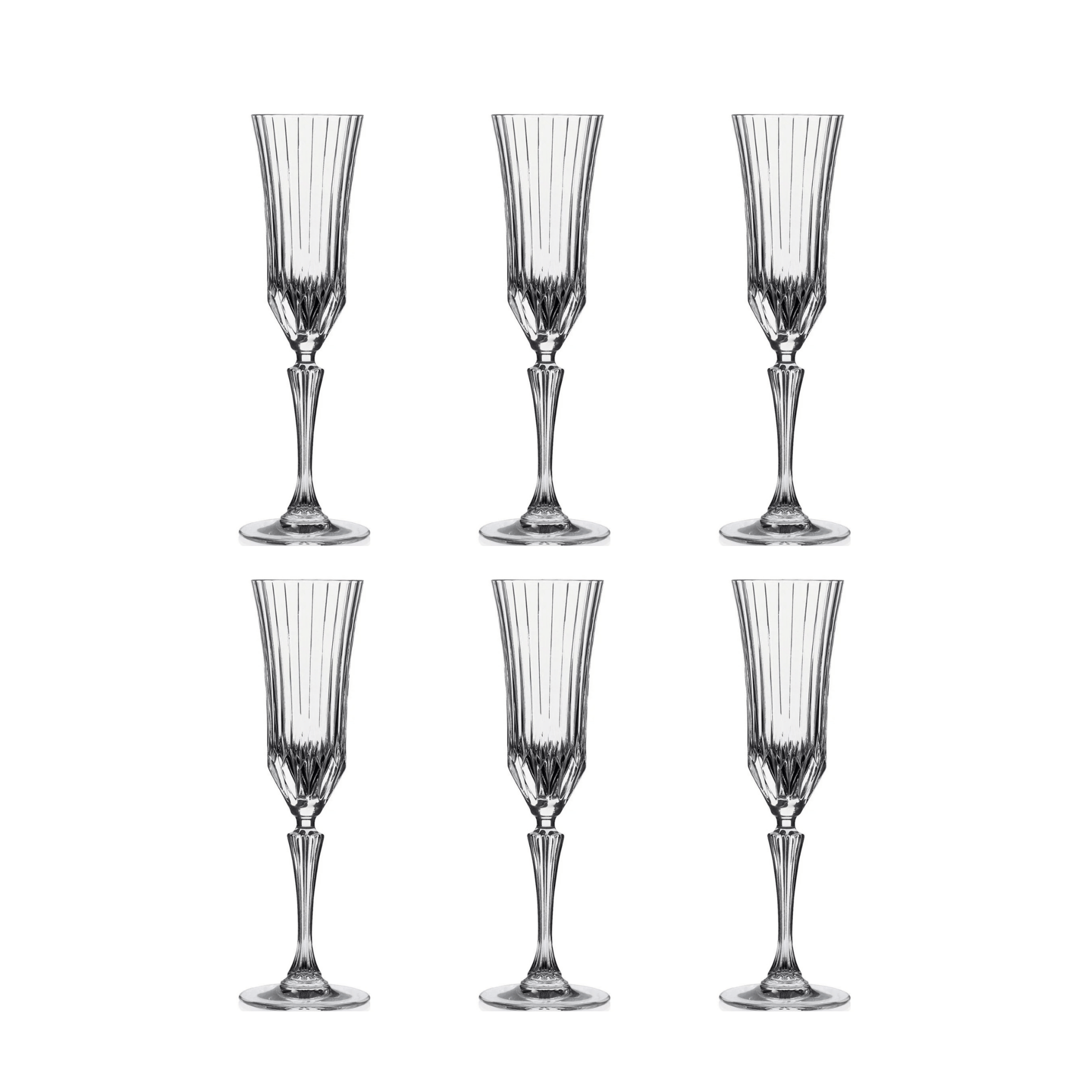 RCR Adagio Champagneglas 18 cl - Doos 6 stuks - 123Glaswerk