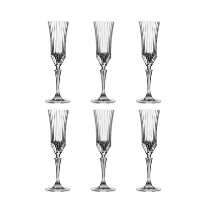 RCR Adagio Champagneglas 18 cl - Doos 6 stuks - 123Glaswerk