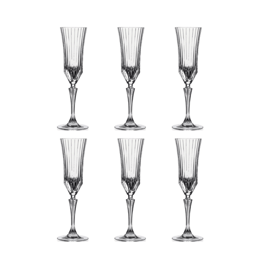 RCR Adagio Champagneglas 18 cl - Doos 6 stuks - 123Glaswerk