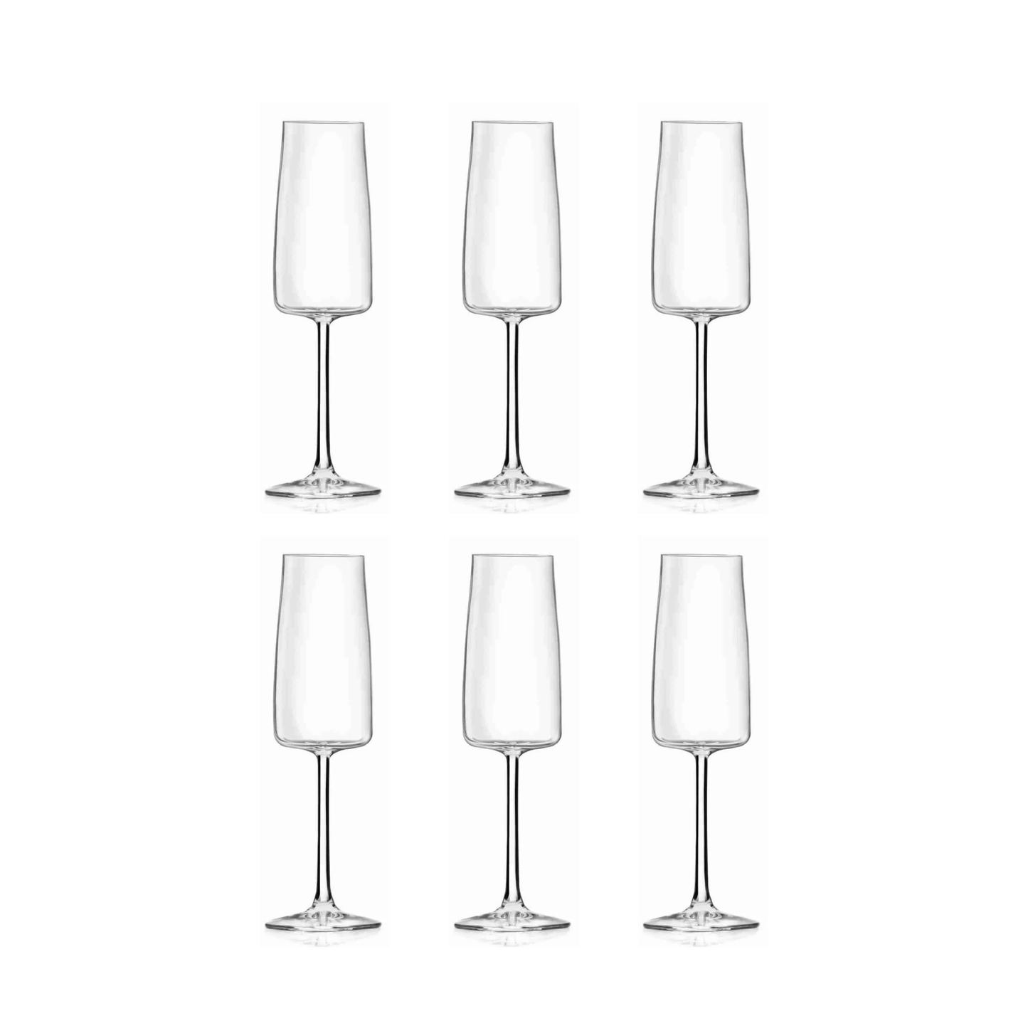 RCR Essential Champagneglas 30 cl - Doos 6 stuks - 123Glaswerk
