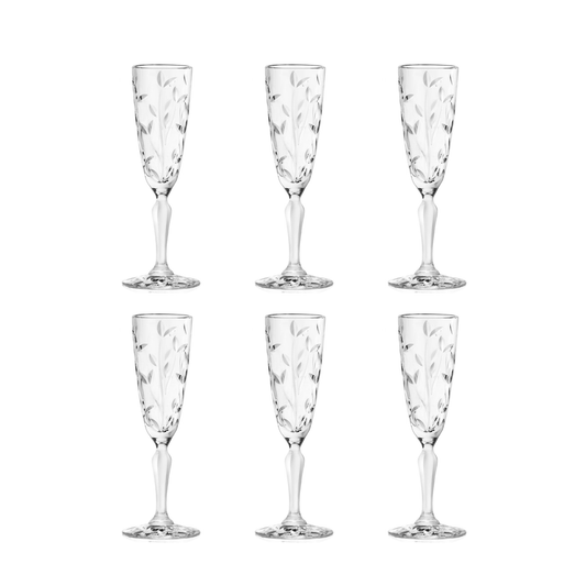 RCR Laurus Champagneglas 16 cl - Doos 6 stuks - 123Glaswerk