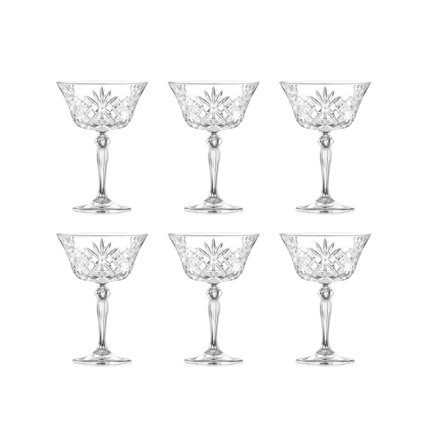 RCR Melodia Champagnecoupe 26 cl - Doos 6 stuks - 123Glaswerk