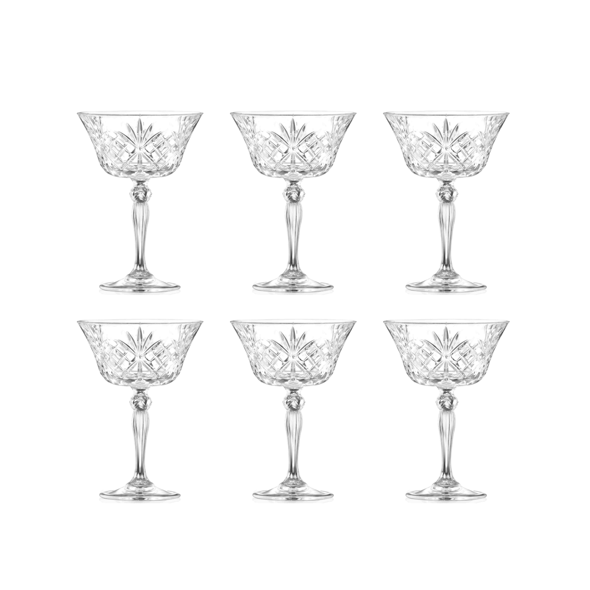 RCR Melodia Champagnecoupe 26 cl - Doos 6 stuks - 123Glaswerk