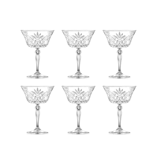RCR Melodia Champagnecoupe 26 cl - Doos 6 stuks - 123Glaswerk