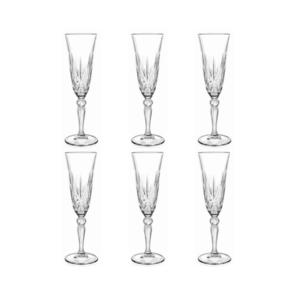RCR Melodia Champagneglas 16 cl - Doos 6 stuks - 123Glaswerk